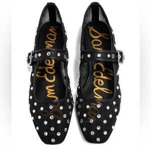 Brand New SUPER CUTE Sam Edelman Michaela embellished mesh ballet flats